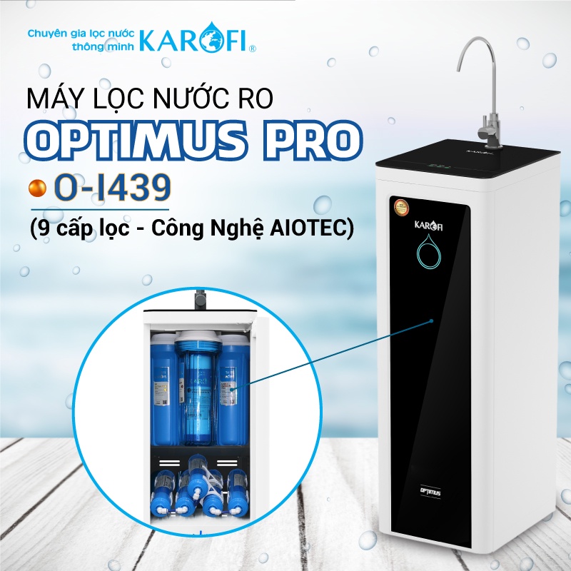 Máy lọc nước cao cấp KAROFI optimus O-i 439