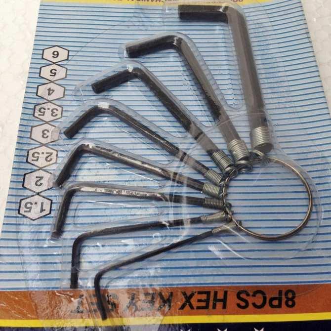 Xâu lục giác 8 cây mở khóa ốc vít
