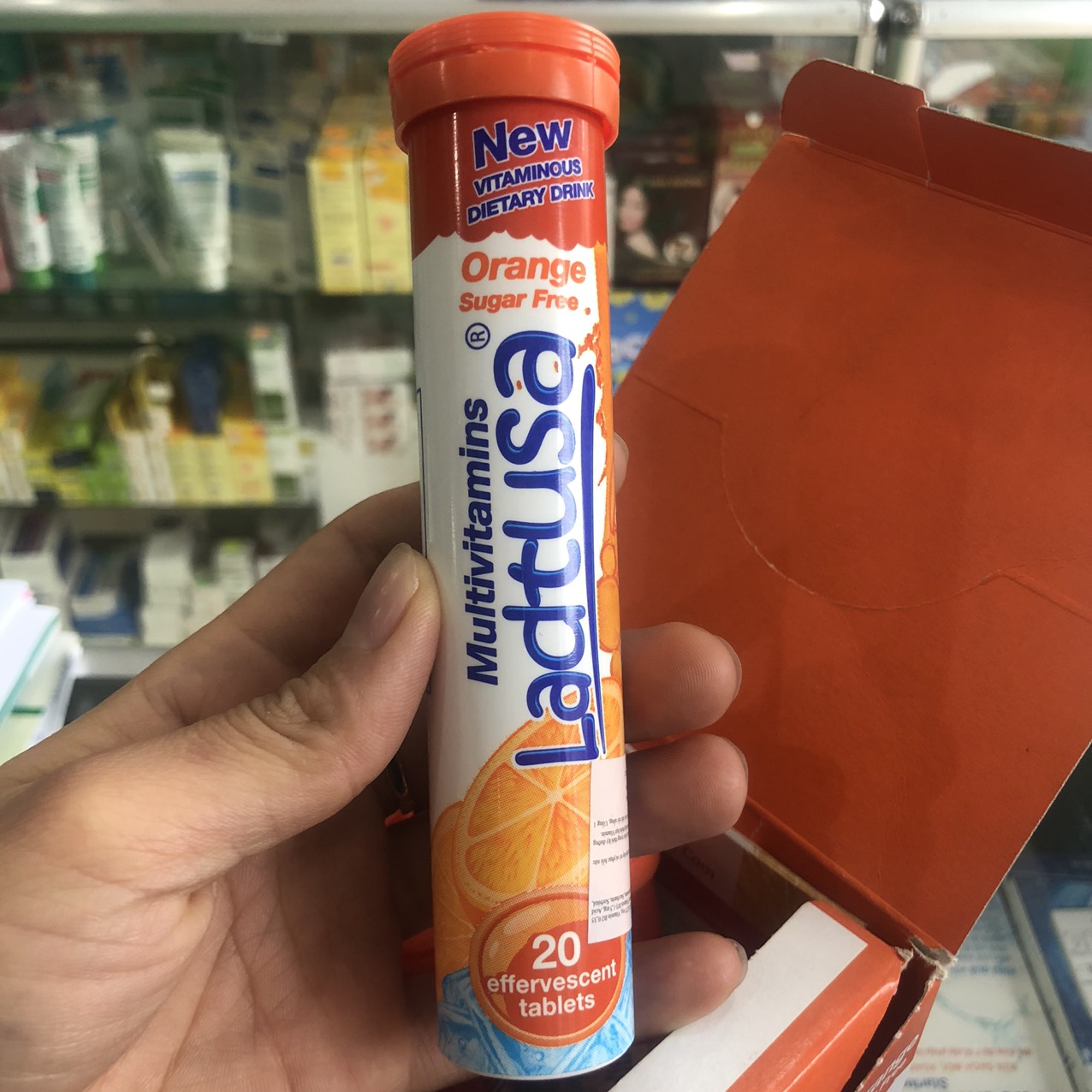 Sủi Séc Latusa Tuýp 20 viên , Bổ sung vitamin khoáng chất mùi vị rất dẽ dùng
