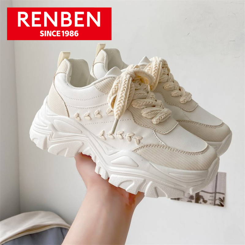  Renben women trainers casual height multipurpose woven flat shoes running shoes summer autumn sport fashion trend loafers 