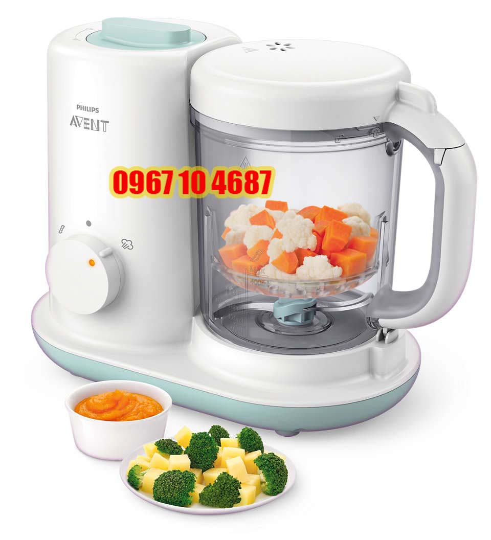 Máy hấp và xay thức ăn 2 in 1 philips avent scf862/02