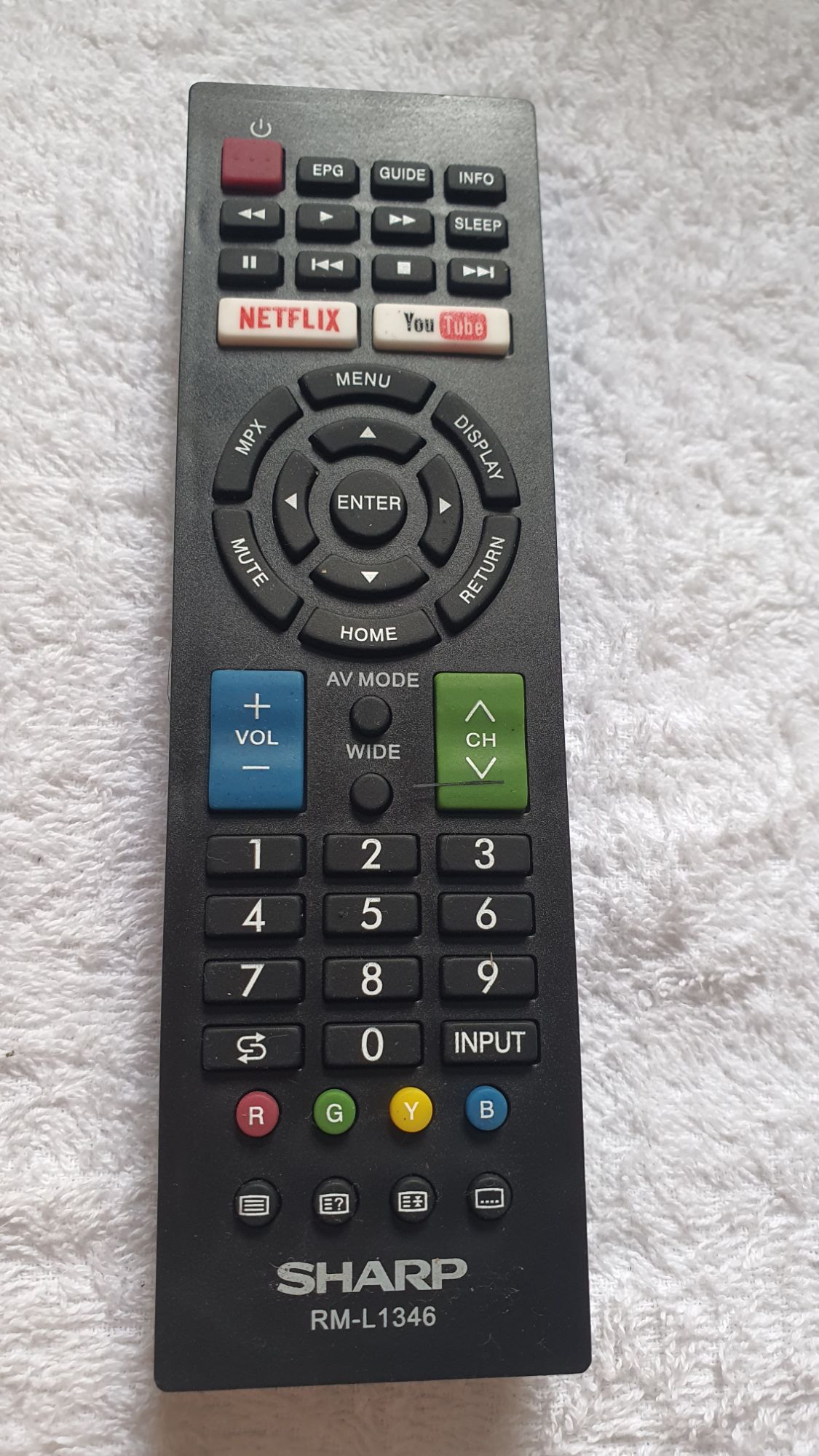 REMOTE ĐIỀU KHIỂN TIVI SHARP LED LCD SMART 1346