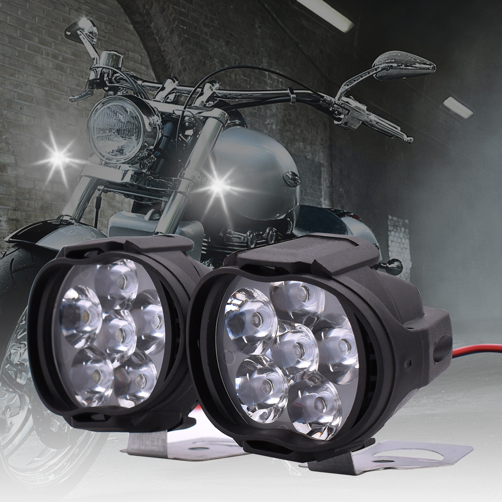 2pcs xe máy Đèn pha 1000lm Spotlight với chuyển đổi phụ trợ đèn cho Suzuki burgman 400 Hayabusa gsxr1300 B-KING sv1000
