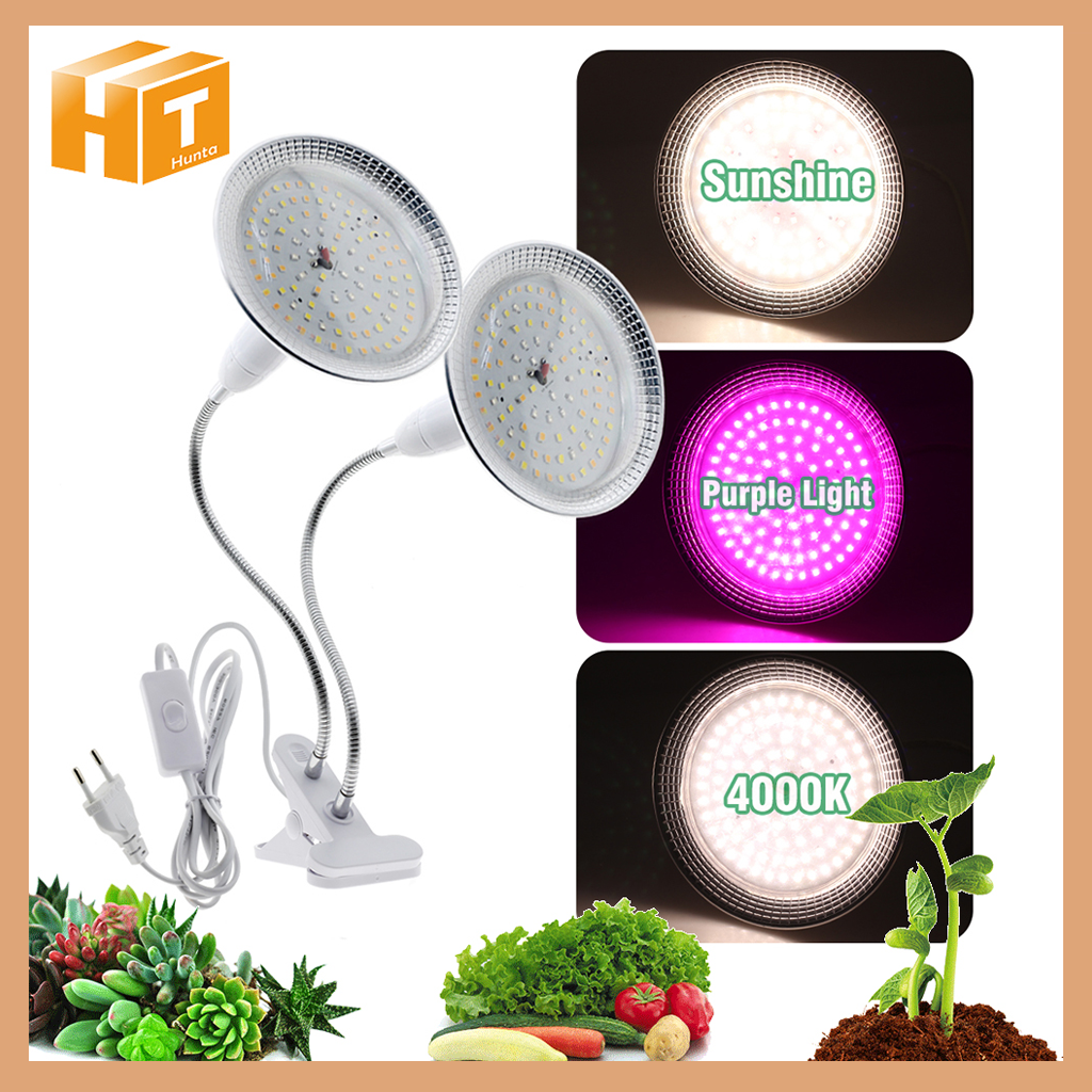 Dèn led e27 hỗ trợ quang hợp, đèn trồng cây, grow light, đèn led trồng led trồng cây trong nhà smd2835 18w