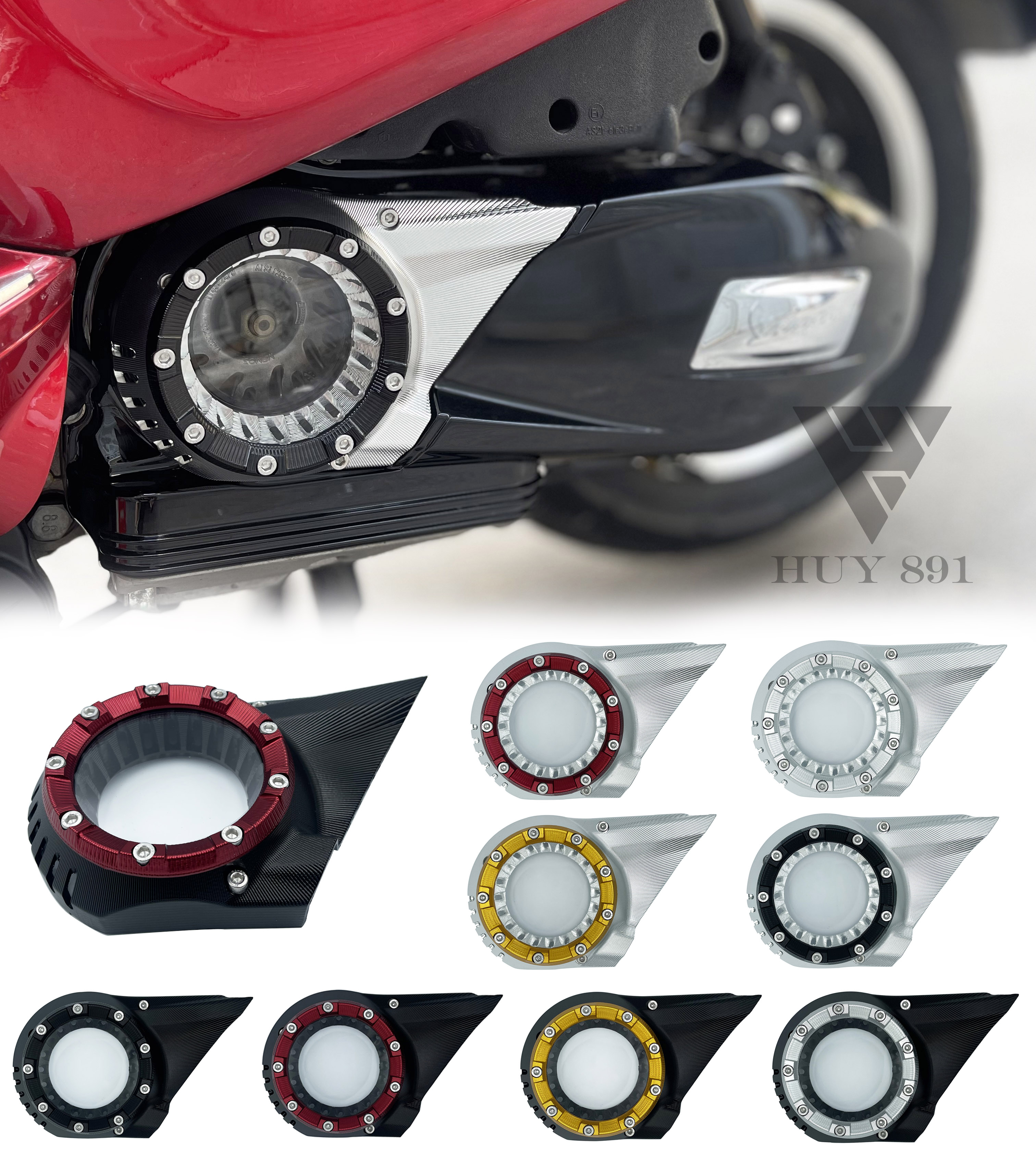 Ốp nồi kiểu dáng JS dành cho xe Vespa lốc Iget Sprint Primavera GTS LX S