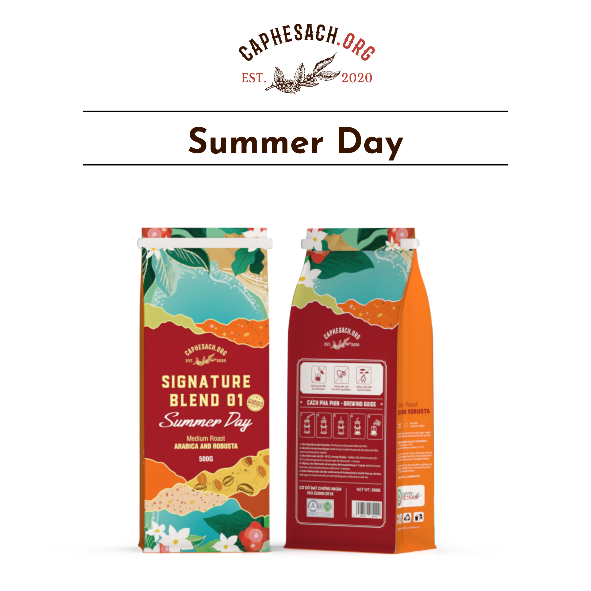 Cà phê signature blend 01 - summer day 500g