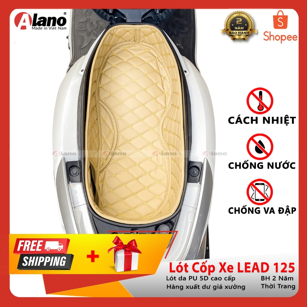 ❈ Lót Cốp Da Chống Nóng Chống shock - HONDA LEAD 2013-2022 (125CC)-Giá Tận Xưởng-Có Túi Giấy Tờ
