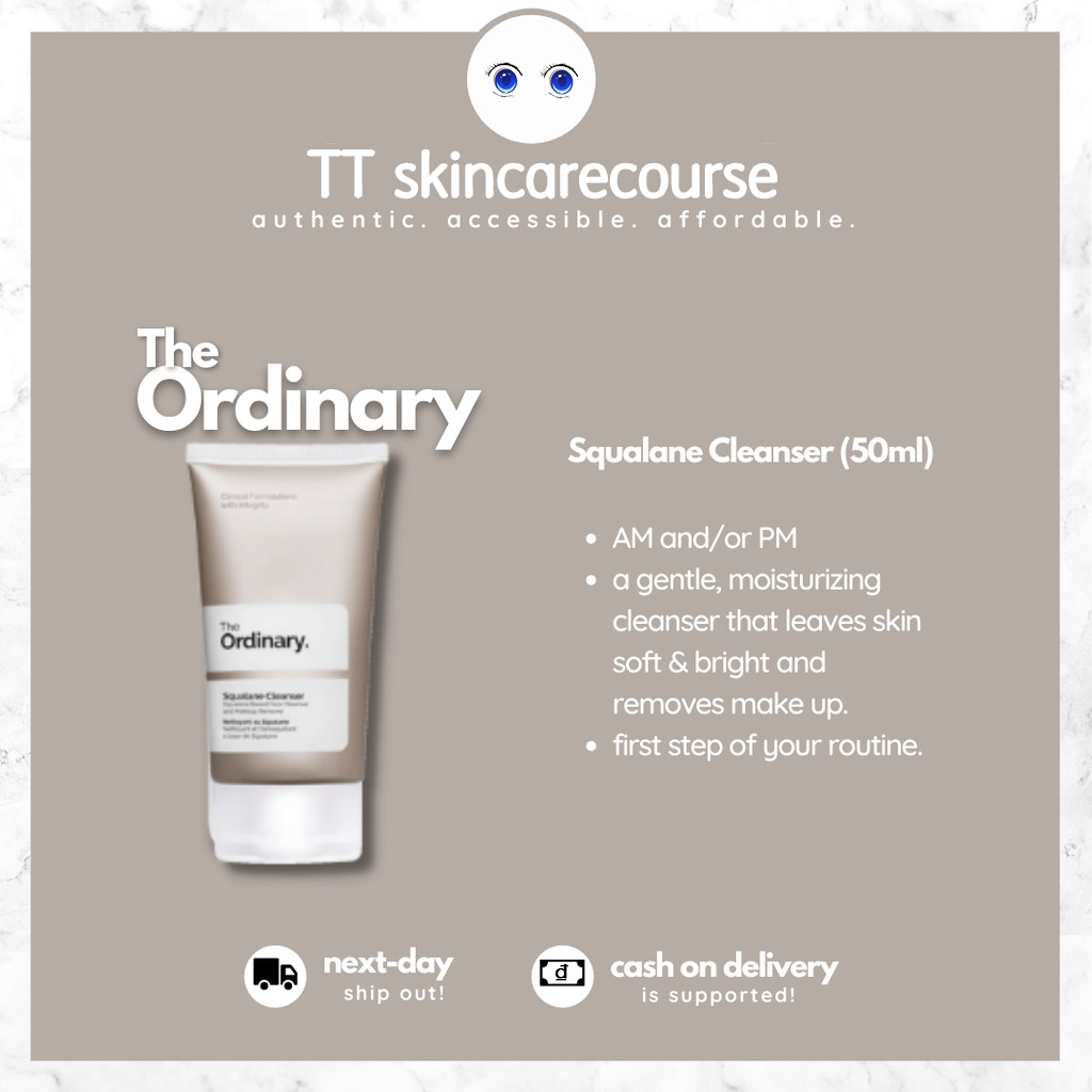 Sữa Rửa Mặt Squalane Cleanser 50ml