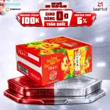 [SALE 8.8] Thùng 24 Lon Trà Ô Long Tea+ Đào Trái Cây Nhiệt Đới (320ml/lon)