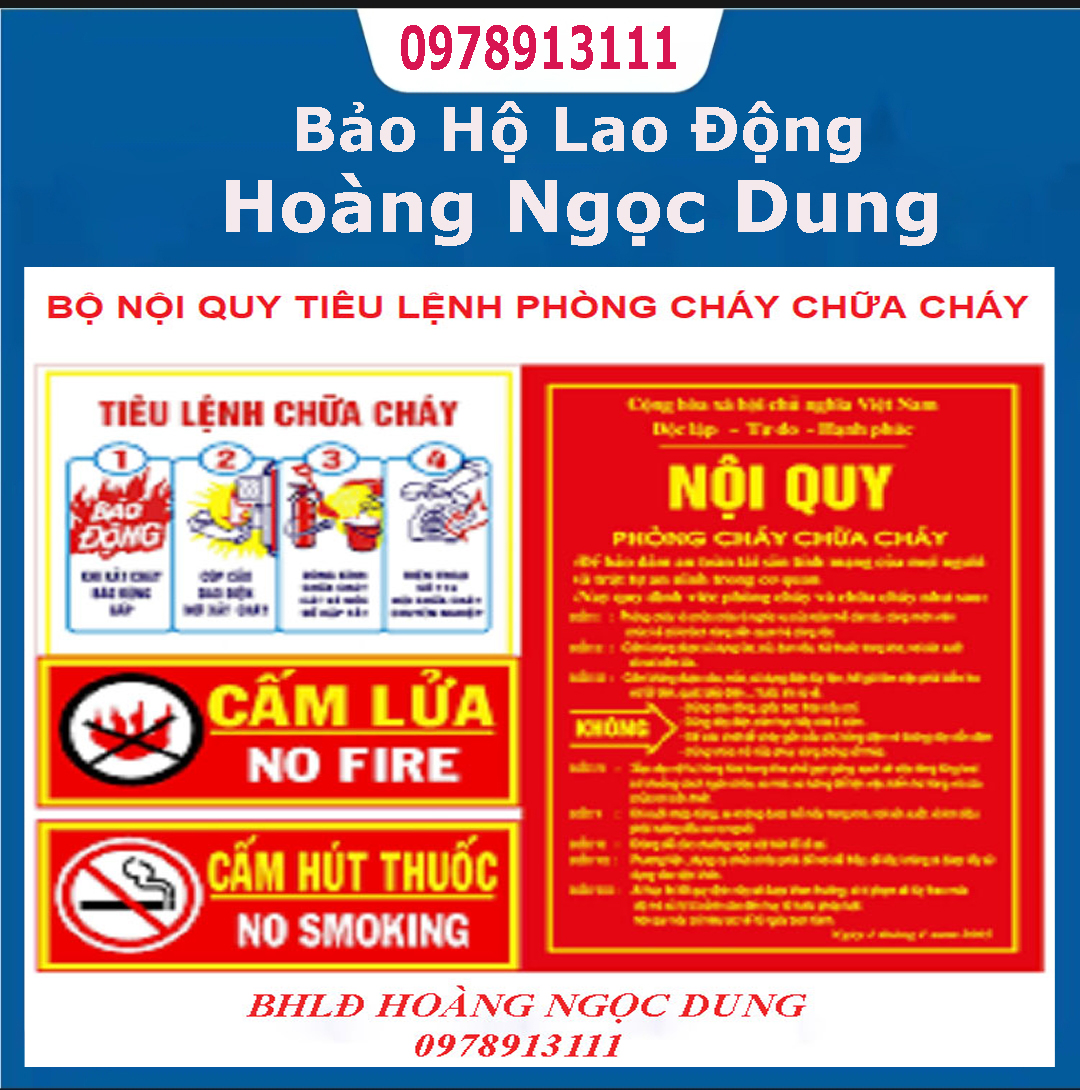 Bảng nội quy, tiêu lệnh , cấm lửa, cấm thuốc PCCC , bảng nội quy tiêu lệnh phòng cháy chữa cháy.