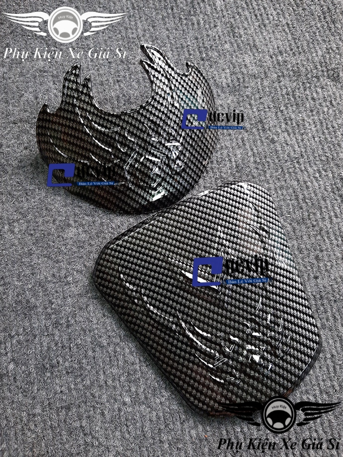 Ốp mỏ và đuôi dè trước sau xe pcx 2018 - 2020 carbon đẳng cấp ms2866