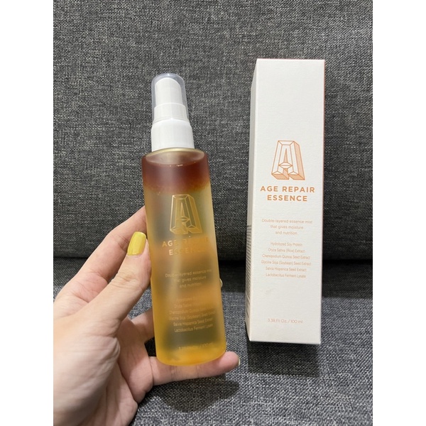 100ml xịt khoáng tinh chất siêu căng bóng age repair essence phục hồi cấp nước trẻ hoá da