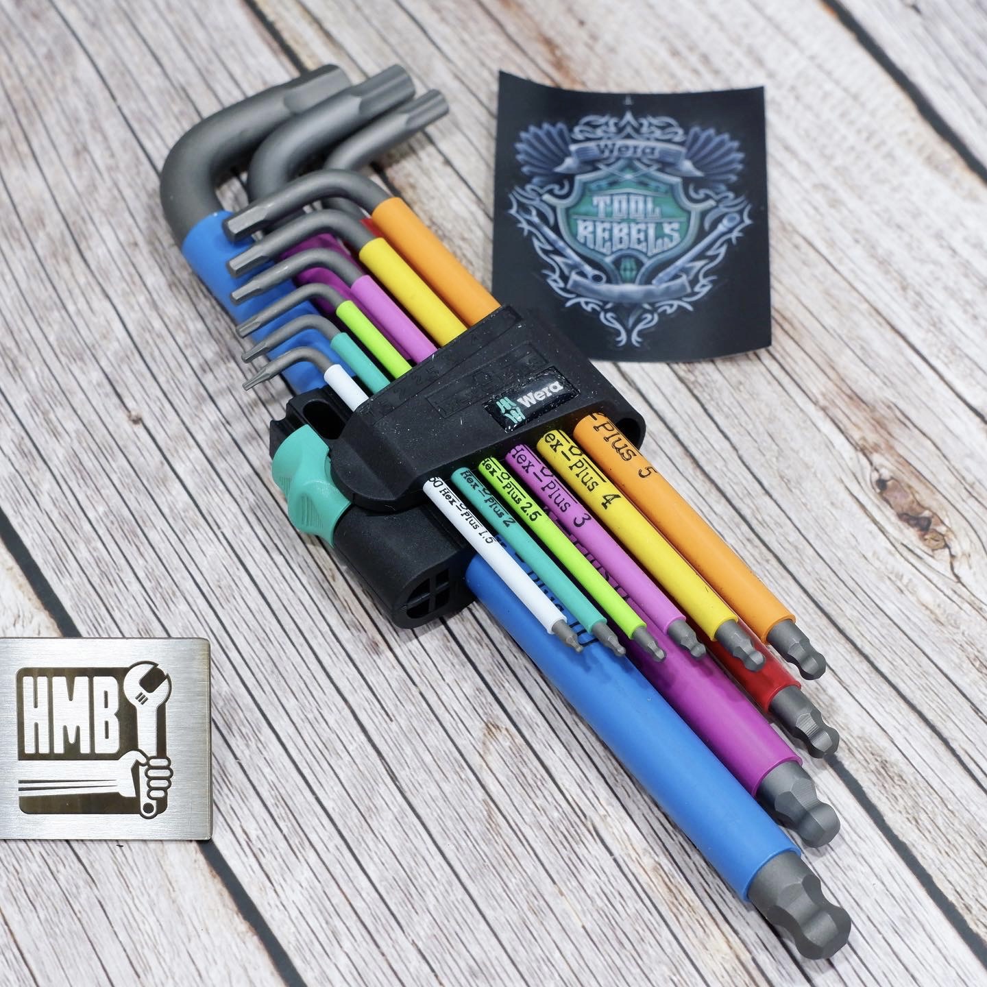 🇩🇪Wera - Germany🇩🇪 Bộ lục giác bi nhiều màu Wera 950/9 Hex-Plus