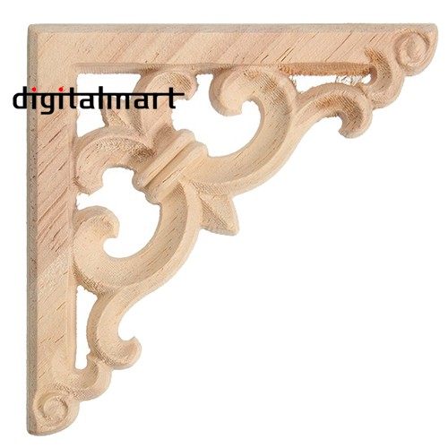 Tấm gỗ chạm khắc 8x8cm trang trí đồ nội thất , bàn ghế