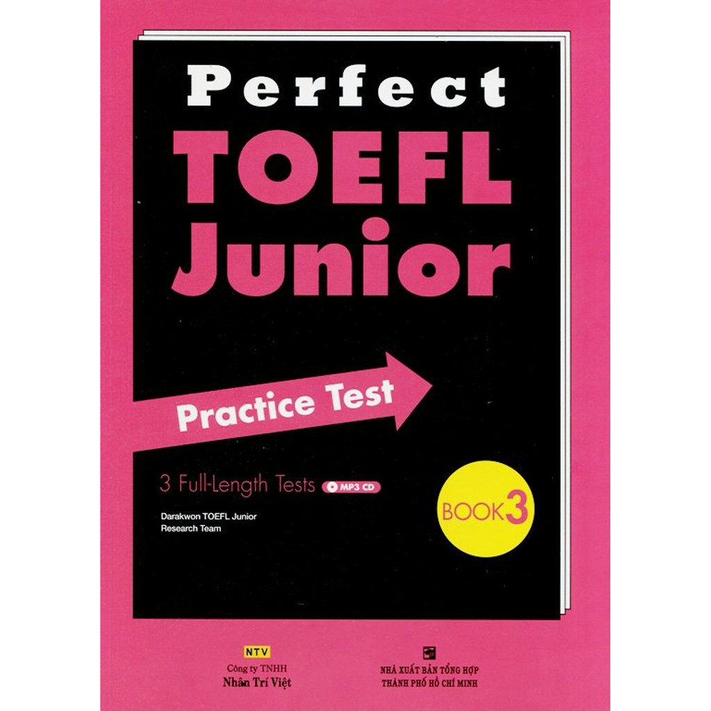 NS Minh Tâm - Sách - Perfect Toefl Junior Book 3(Kèm CD)
