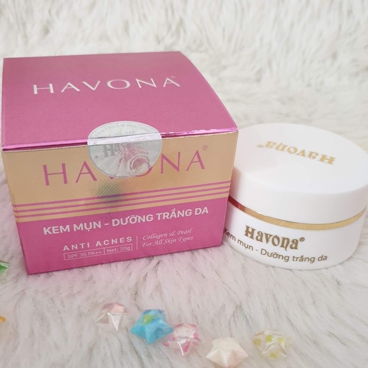 Kem Ngừa Mụn Trắng Da Havona Anti Acnes