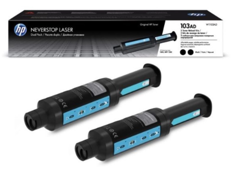 Hộp mực in 103ad 103a black original neverstop laser toner reload kit - dùng cho máy in hp 1000a/1000w, 1200a/1200w chính hãng