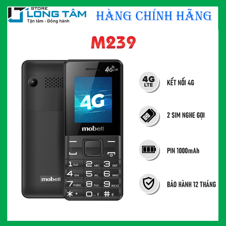 Điện thoại Mobell M239 - hàng chính hãng