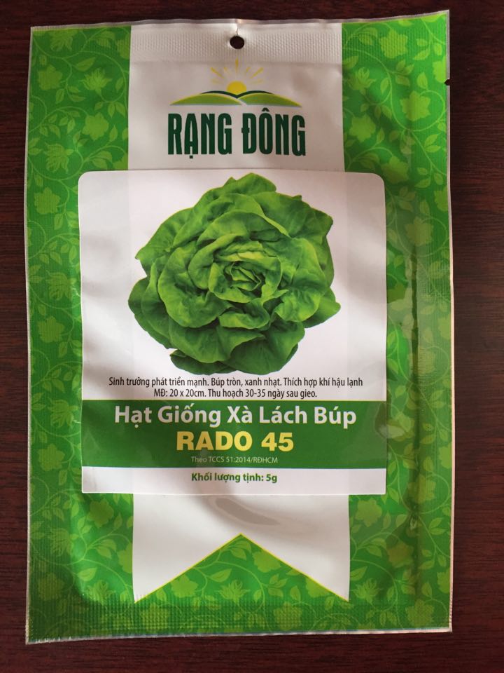 Hạt giống xà lách búp Rạng Đông