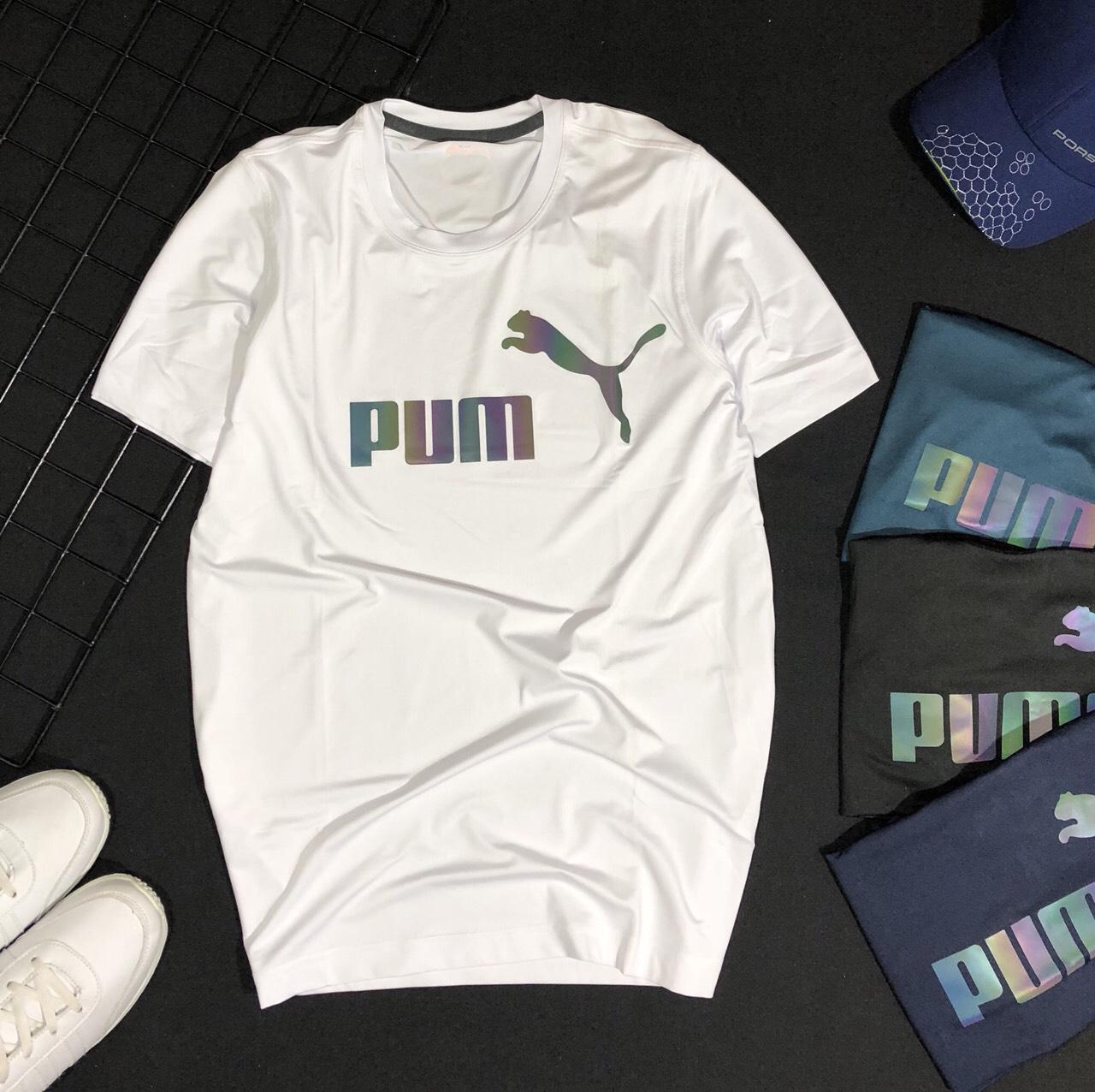 [HCM]Áo thun thể thao nam phối logo dạ quang cực chất AXK068