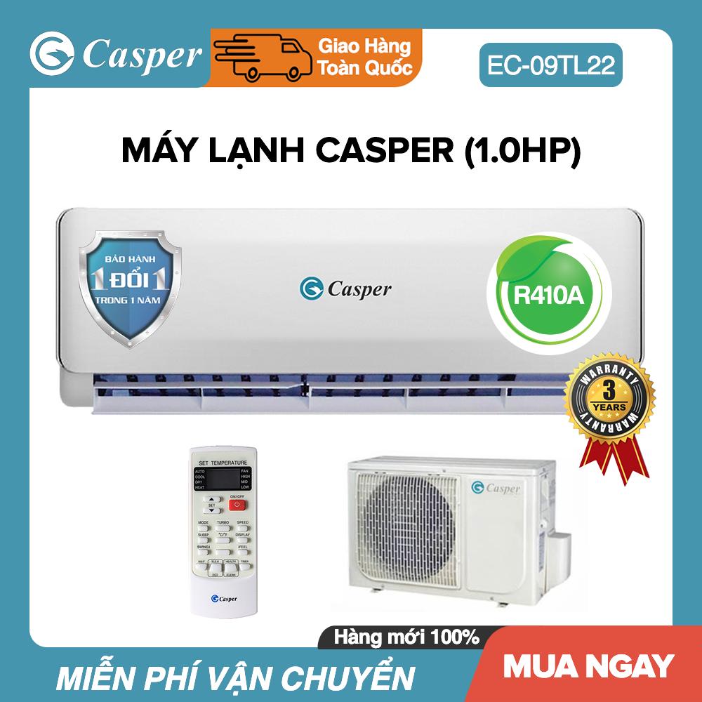 [Trả góp 0%]Máy Lạnh Casper 1HP - Model SC-09TL32 (Trắng) Dưới 15m2 Công Suất 9000BTU Gas R32 Đổi mới 1 năm Nhập khẩu Thái Lan Máy Lạnh Giá Rẻ - Bảo Hành 3 Năm