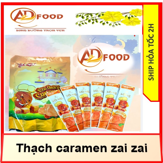 1 bịch thạch zai zai vị caramen hàng  loại ngon