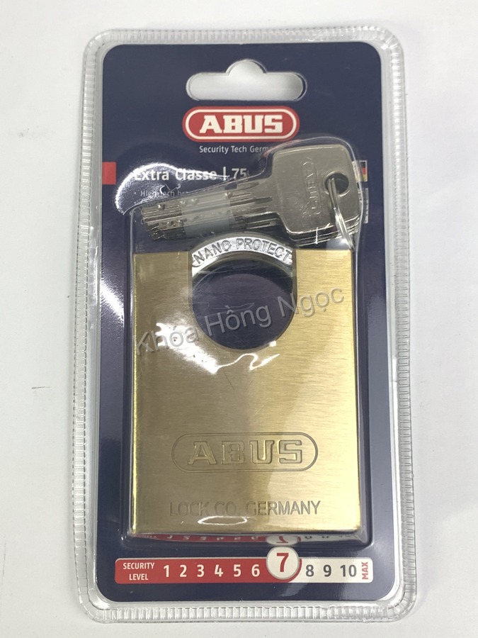Khóa bấm chống cắt abus 75cs 60mm