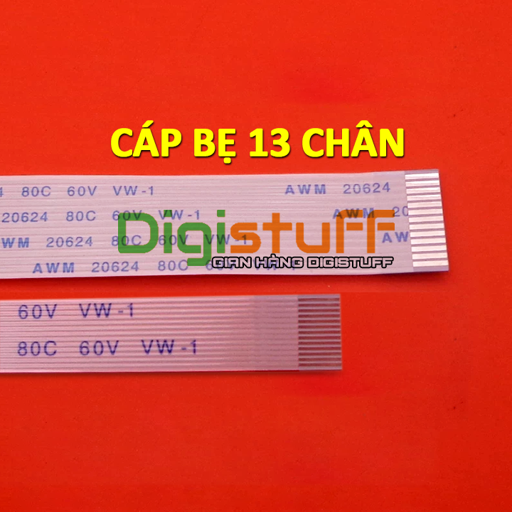 Cáp bẹ 13 chân AWM 20624 80C 60V VW-1