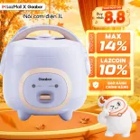 Nồi cơm điện mini 1L Gaabor RC-25M01A đa năng kèm xửng hấp - Bảo hành 12 tháng 1 đổi 1