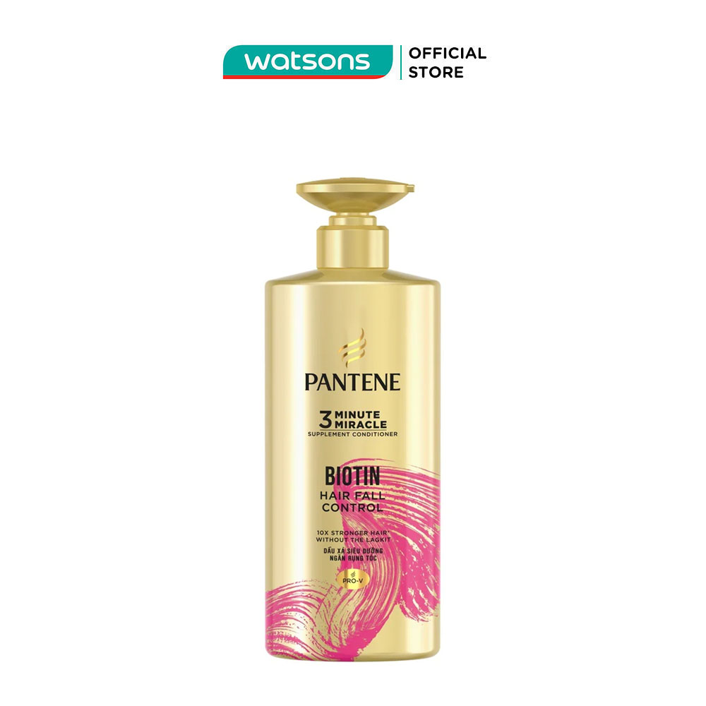 Dầu Xả Pantene Ngăn Rụng Tóc Biotin Streng Intensive Serum Conditioner 480ml