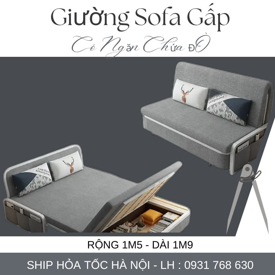 Giường sofa , giường sofa gấp gọn , ghế sofa kiêm giường sofa , sofabeat , giường sofa thông minh , ghế sofa kéo thành giường