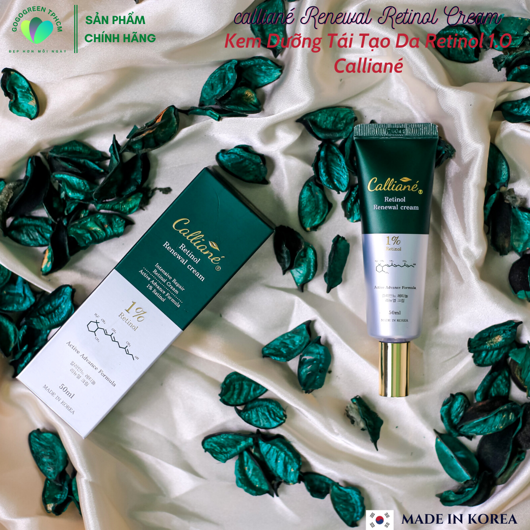 Kem dưỡng tái tạo da retinol 1.0 calliané 50ml