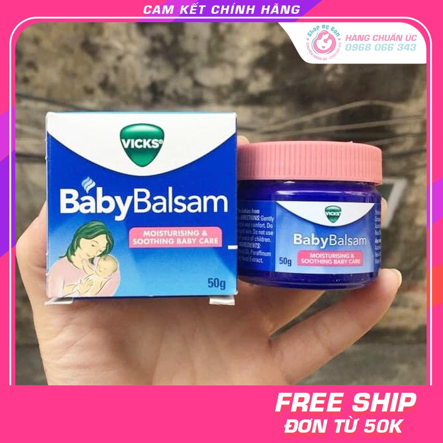 Dầu ấm ngực vicks baby balsam úc