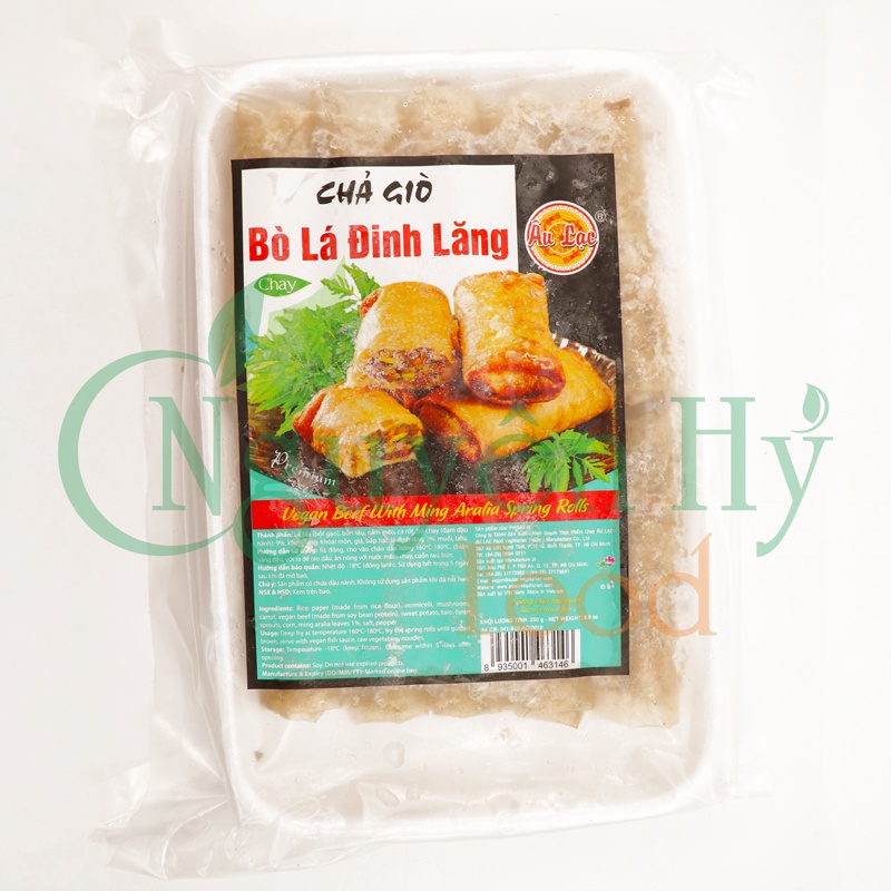 Chả Giò Chay Bò Lá Đinh Lăng Âu Lạc - 250g