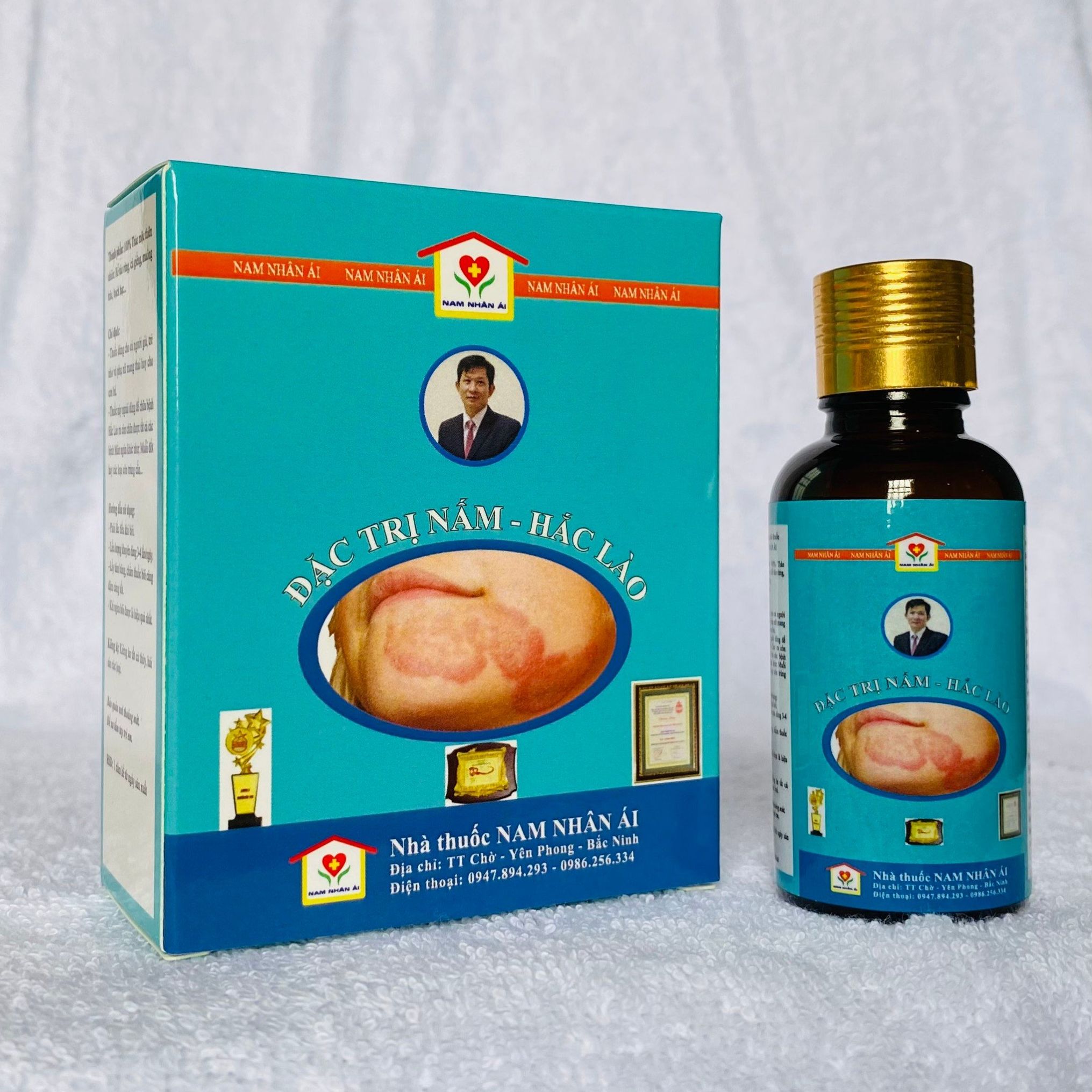 Hắc lào, lác đồng tiền, nấm bẹn đông y gia truyền ông Lam