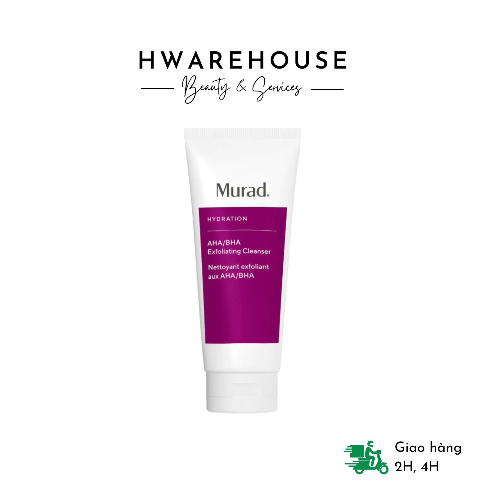 Sữa rửa mặt Murad AHA/BHA Exfoliating Cleanser