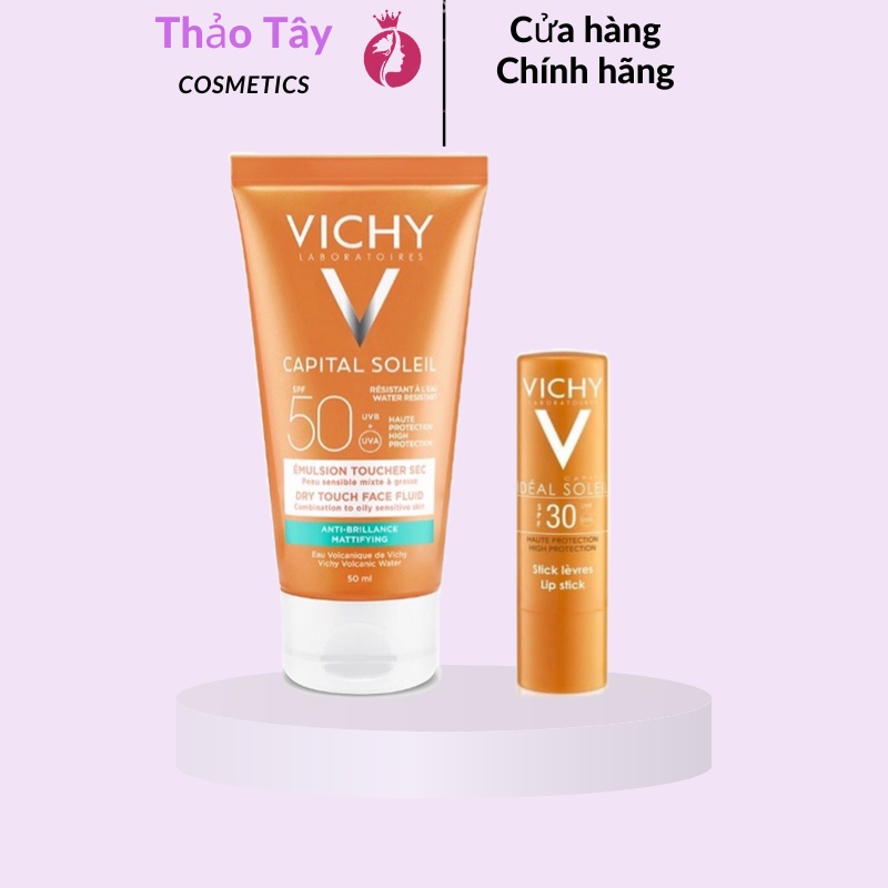 Kem chống nắng vichy spf 50+ .