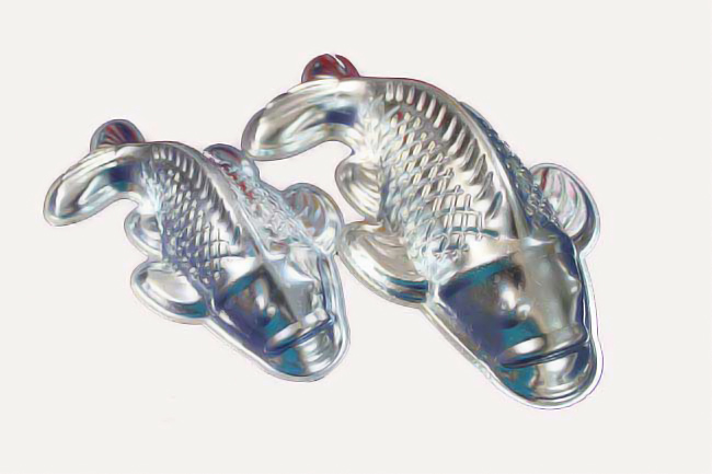 Combo 2 khuôn hình cá chép đổ rau câu, cơm, xôi hình cá chép lớn