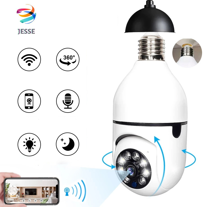 Camera ip wifi yosee 8 led xoay 360 độ 1080p hk211 - kiểu dáng bóng đèn gắn đui, hình ảnh sắc nét. hàng phân phối chính hãng jesse.