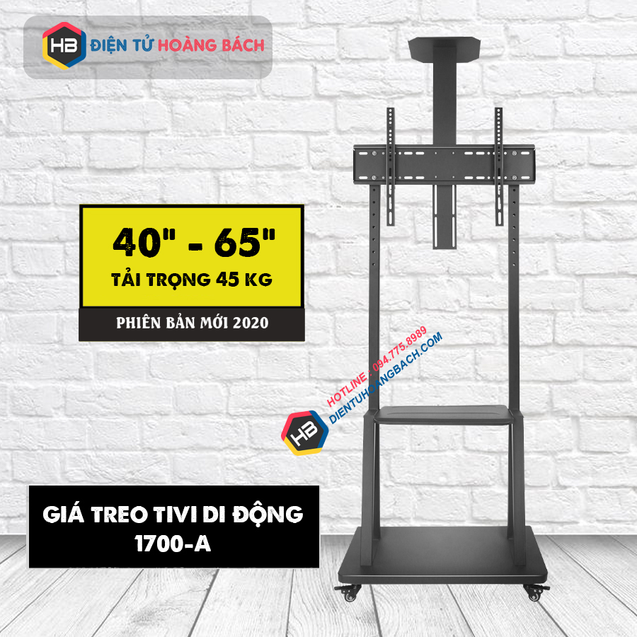 [Hàng Nhập Khẩu] Giá Treo Tivi Di Động Giá Rẻ 40 - 65 Inch - Giá Treo Tivi Có Bánh Xe Chuyên Dụng Phòng Họp Hội Nghị