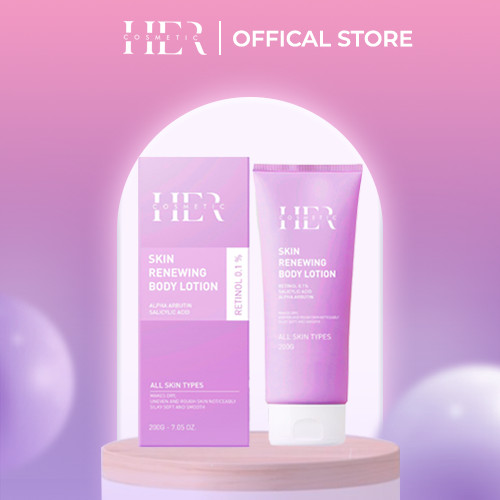 Kem body skin renewing body lotion lotion trắng da dưỡng ẩm ngắn ngừa mụn lão hoá da dạng tuýp 300gr