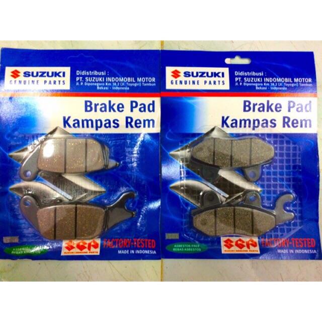Bố Thắng Suzuki Raider/Satria Xăng Cơ Trước-Sau Chính Hãng Suzuki Indonesia