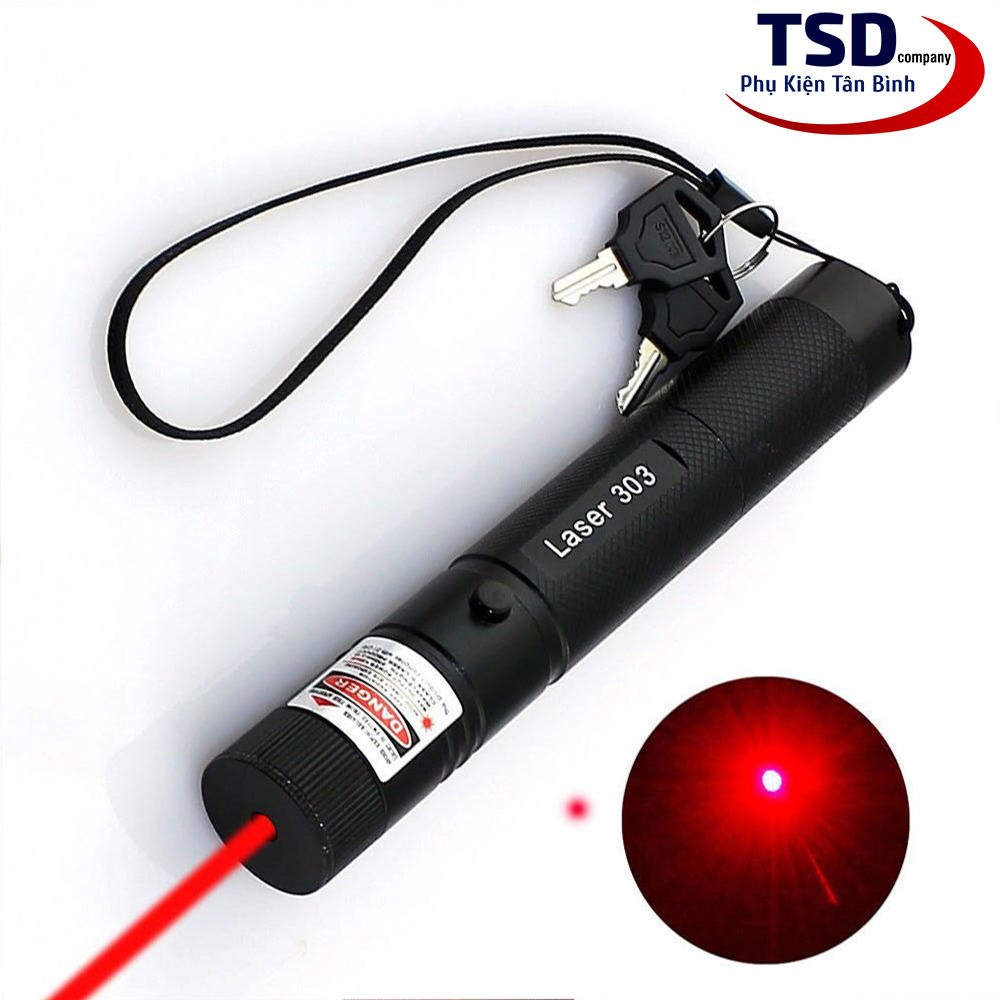 Đèn pin chiếu tia laser 303 cao cấp