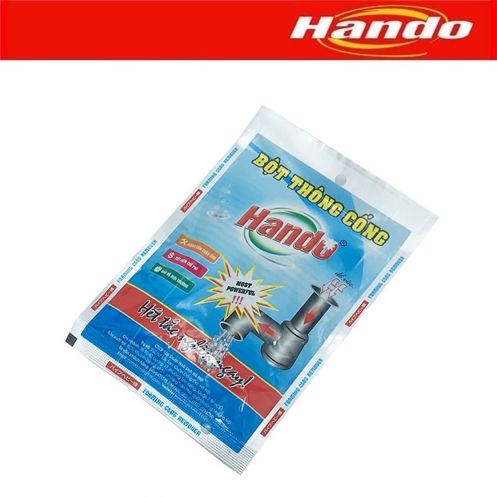 Gói bột thông cống đường ống nước nội địa Hando 100g HD08