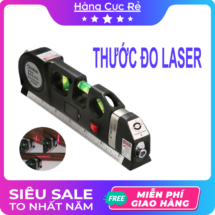 Bộ máy đo khoảng cách bằng tia Laze thế hệ mới, thước đo dọc ngang cầm tay - Shop Hàng Cực Rẻ