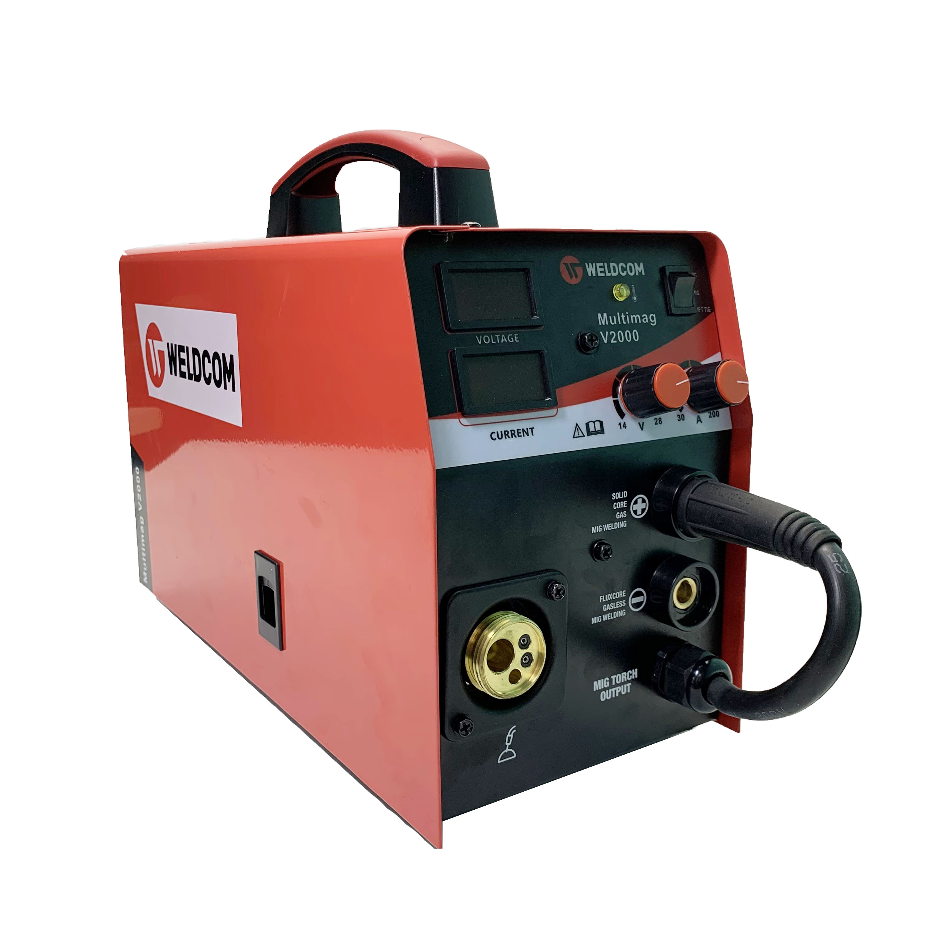 Máy hàn hiện đại - Máy hàn Weldcom Multimag V2000 Hàn mig không dùng khí hàn mig dùng khí hàn que hàn inox hàn nhôm hàn kim loại mềm Bảo hành điện tử 18 tháng