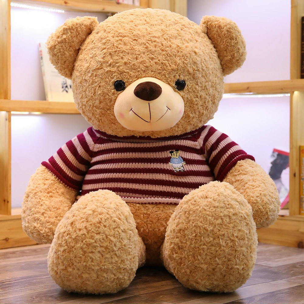 Gấu Bông Teddy 80cm-1m2-1m4 Gấu Bông To, Gối Ôm Hình Thú Teddy Nâu Bự Khổng Lồ Siêu Đáng Yêu Giá Rẻ làm Quà Tặng Sinh Nhật đầy bất ngờ