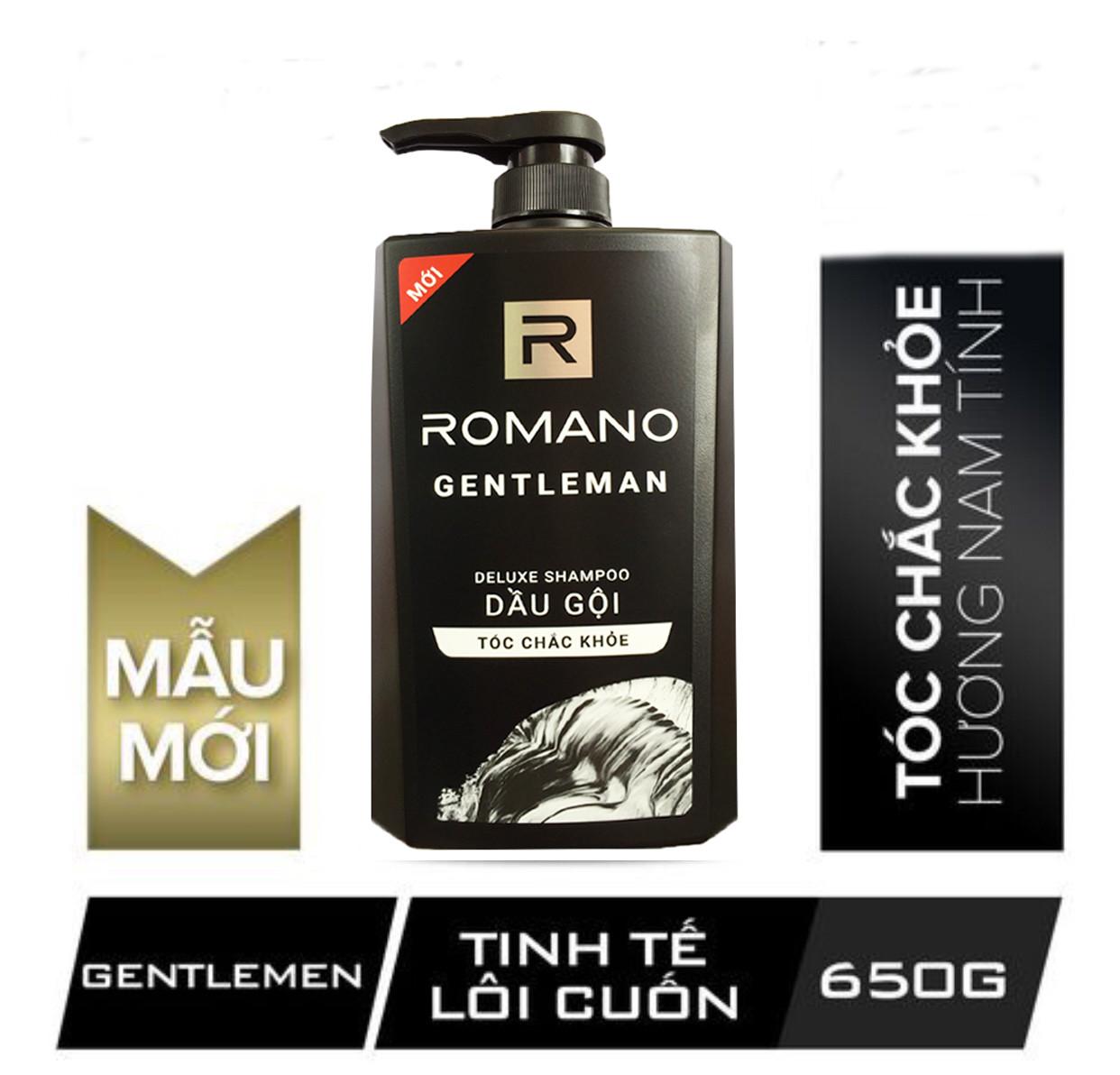 [HCM]Dầu gội cho Nam Romano Gentlemen 650g