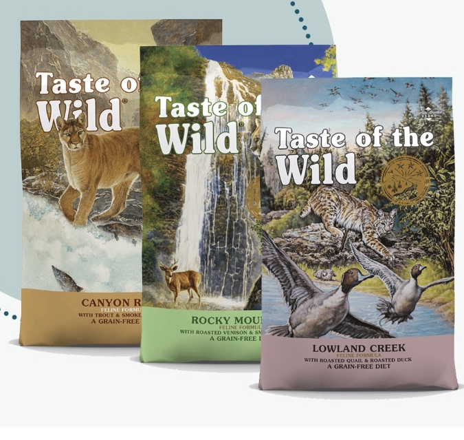 Thức ăn hạt khô cho chó Taste of the Wild gói 500g
