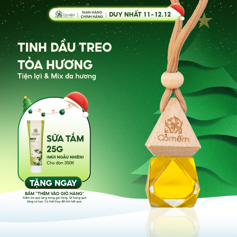  Tinh Dầu Treo Xe Treo Phòng Ngủ Treo Nhà Vệ Sinh Treo Tủ Quần Áo Thiên Nhiên Nguyên Chất - Đa Hương An Toàn Cỏ Mềm 8,5ml 